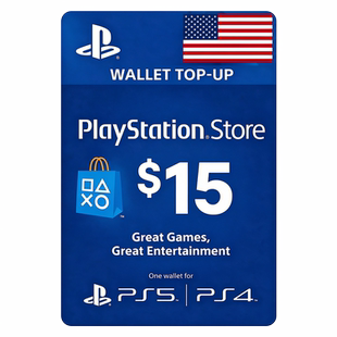 PlayStation Network Card 15 USD 美国PSN Card美服充值点卡15刀