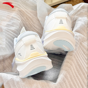 安踏叶子5跑步鞋女2026春季新款网面透气跳远跳绳体测休闲运动鞋