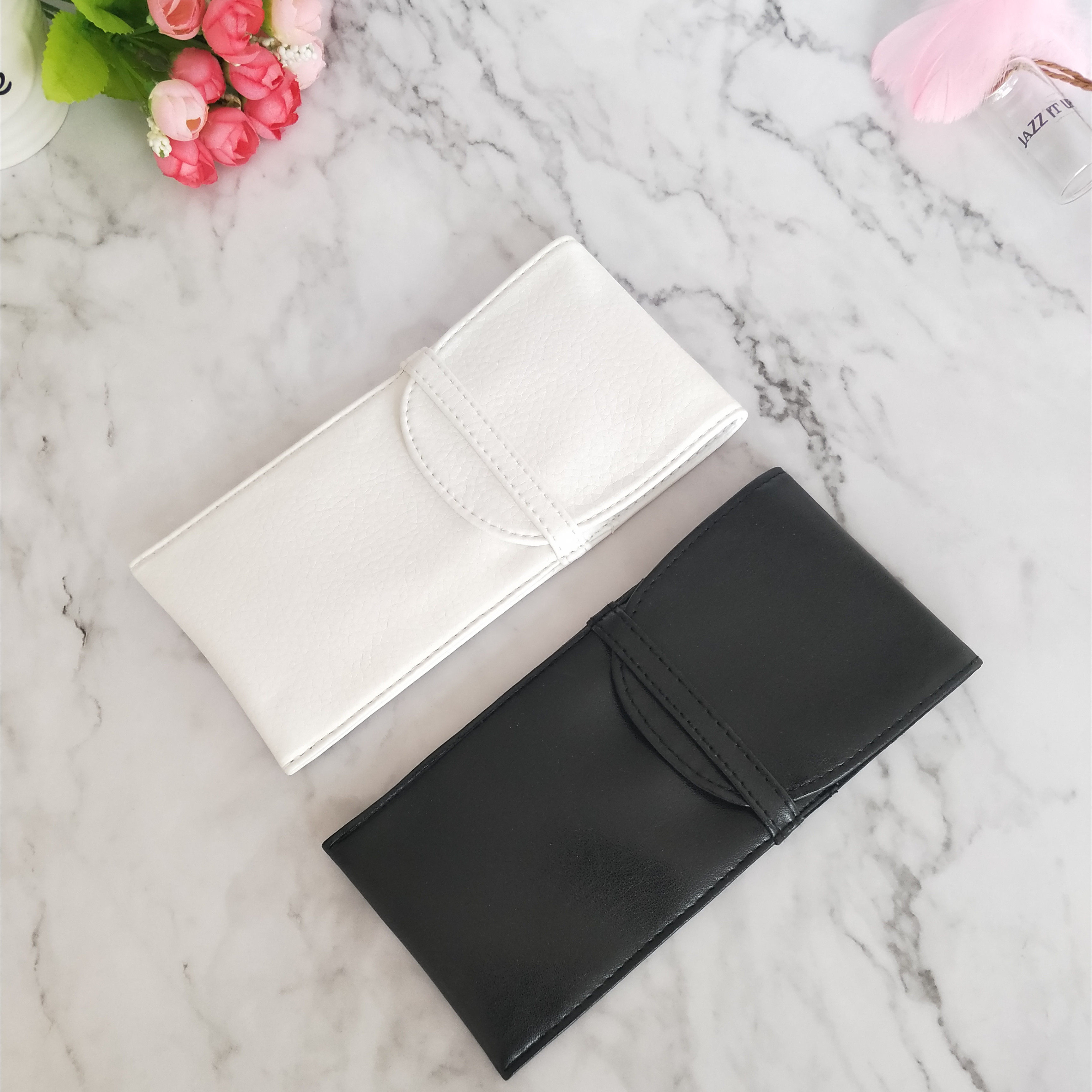 沫颜黑白款pu刷包化妆刷收纳包收纳袋收纳工具便携