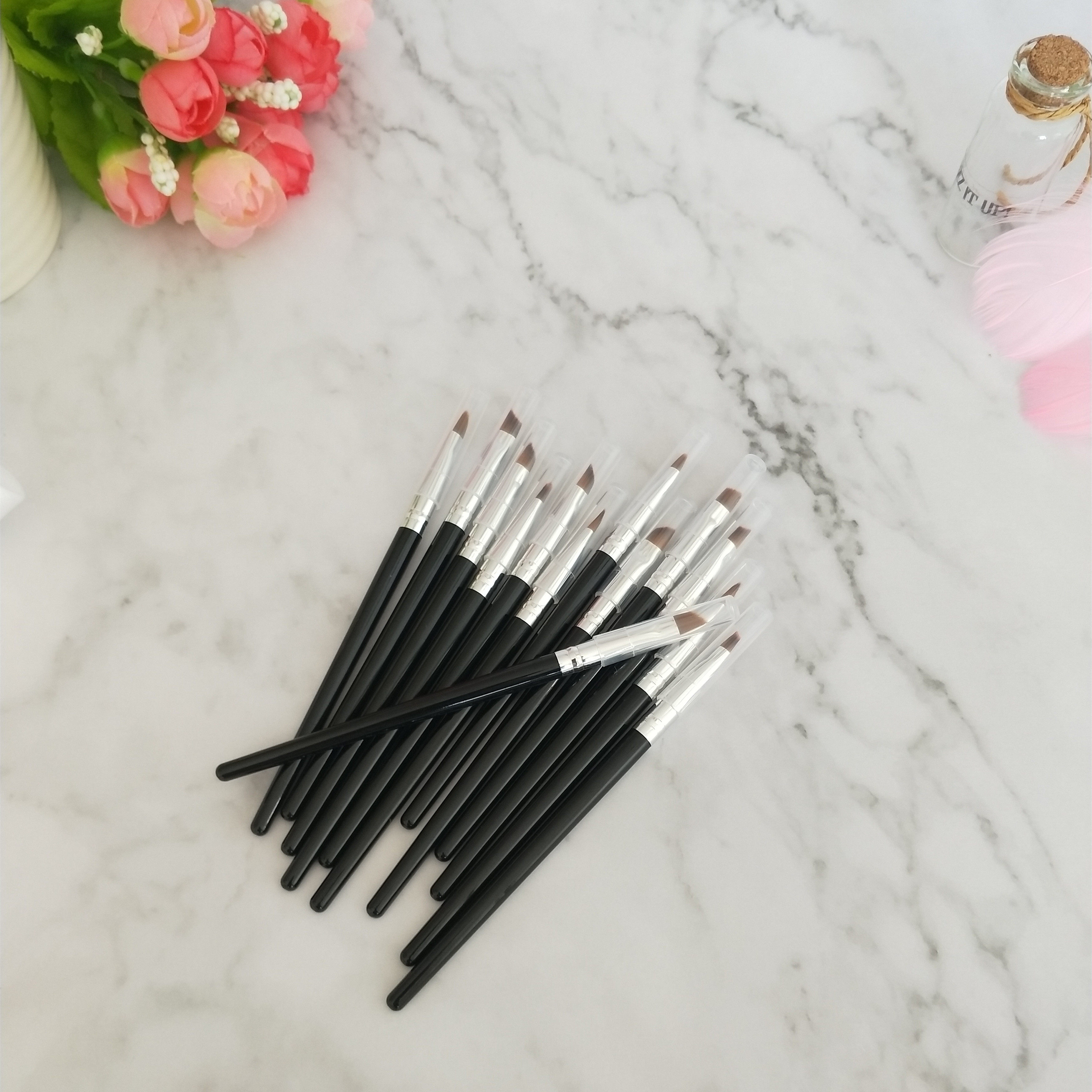 沫颜化妆刷美家自制刷具斜角眉刷眉粉刷