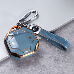 捷途旅行者钥匙套专用奇瑞捷途山海T2改装 T1汽车用品配件套包壳扣