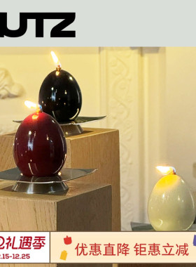 鸡蛋彩色酥油灯蜡烛摆件