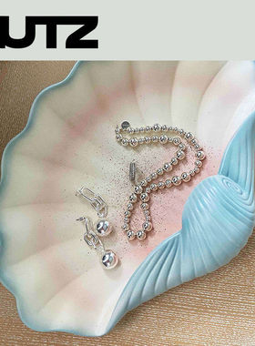 NUTZ中古陶瓷贝壳盘首饰收纳盘