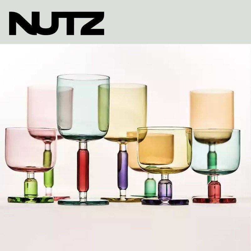 NUTZ果冻系列MU16水杯高颜值礼物纯手工无铅水晶啤酒杯鸡尾酒杯