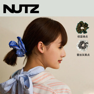 NUTZ柔软供应SoftServe波浪裙摆大肠发圈花边高级感头绳手花发饰