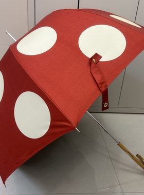 日系拱形复古可爱长黑胶太阳伞高颜值晴雨两用防晒防紫外线遮阳伞