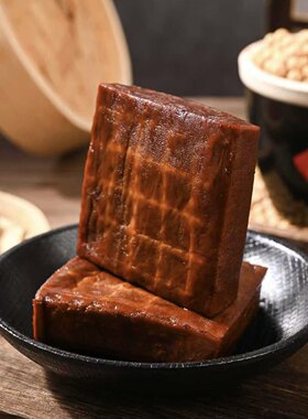 重庆石柱倒流水豆腐干柴火烟熏豆干五香手工豆干开袋即食追剧零食