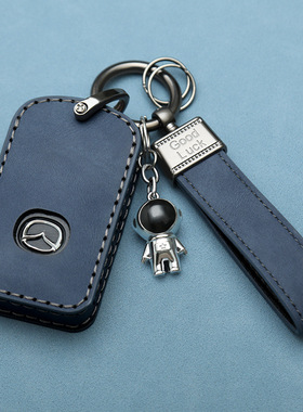 适用马自达3昂克赛拉钥匙套阿特兹cx5次世代cx30汽车高档包男