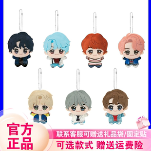 X11正品BTS TinyTAN DNA系列可爱毛绒挂件明星周边10cm棉花娃娃礼