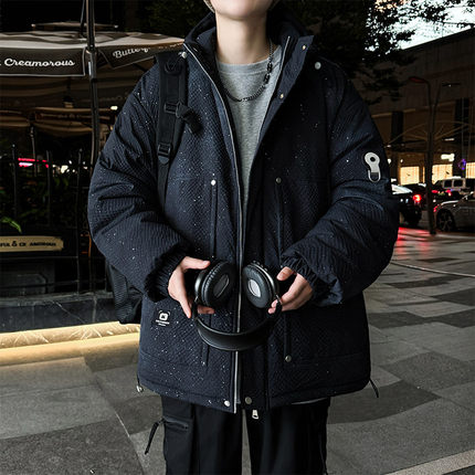 羽绒服男款冬季2025新款潮流痞帅气棉服棉袄子潮牌加厚上衣服外套