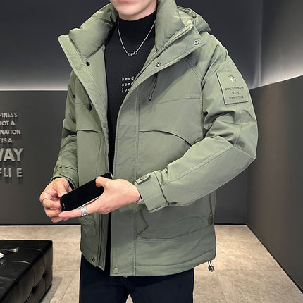 羽绒服男款冬季潮流痞帅气工装棉服棉衣潮牌上衣服加厚冲锋衣外套