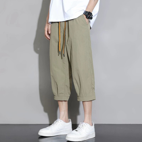 【新品】冰丝七分裤男夏季休闲裤