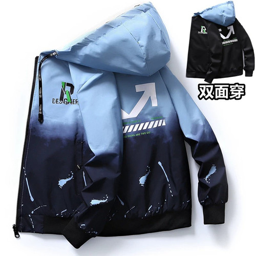 【新品】双面穿外套男春秋冬夹克
