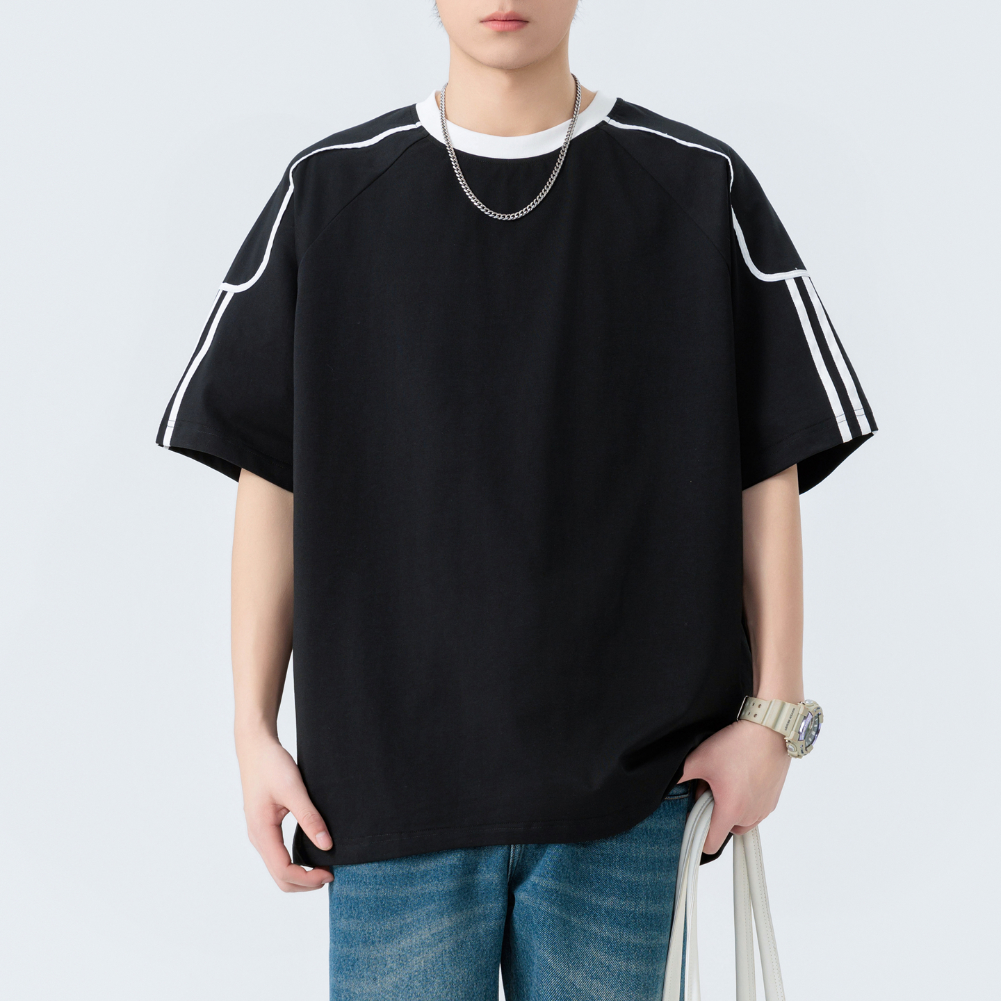 【新品】短袖T恤男夏季冰感半袖