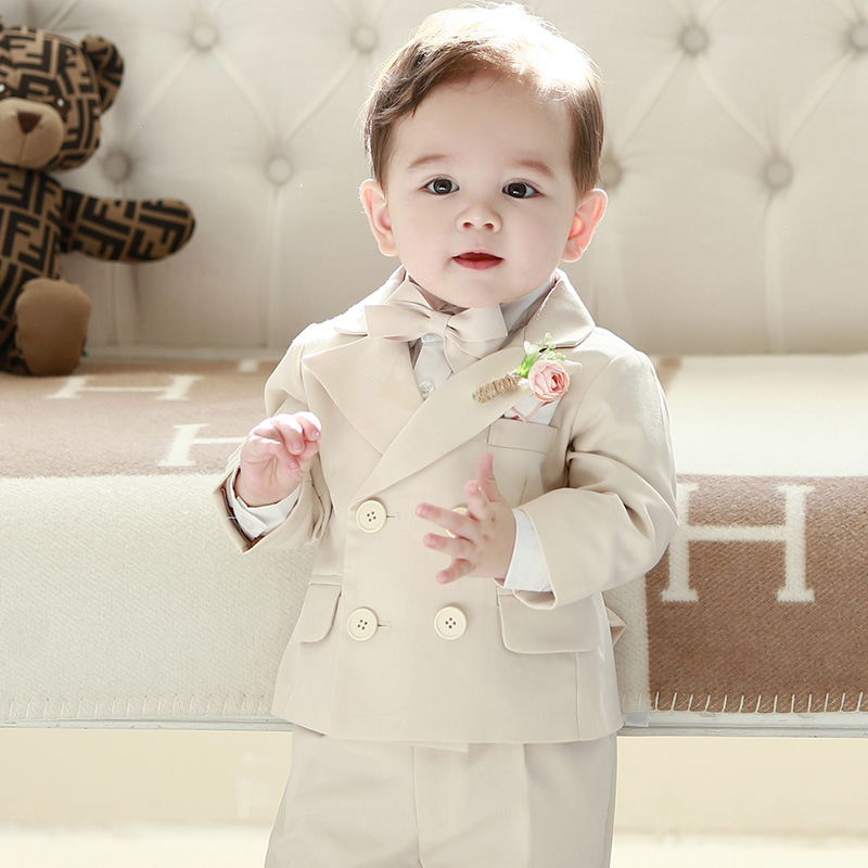 馨妍童儿童西装男童礼服英伦风