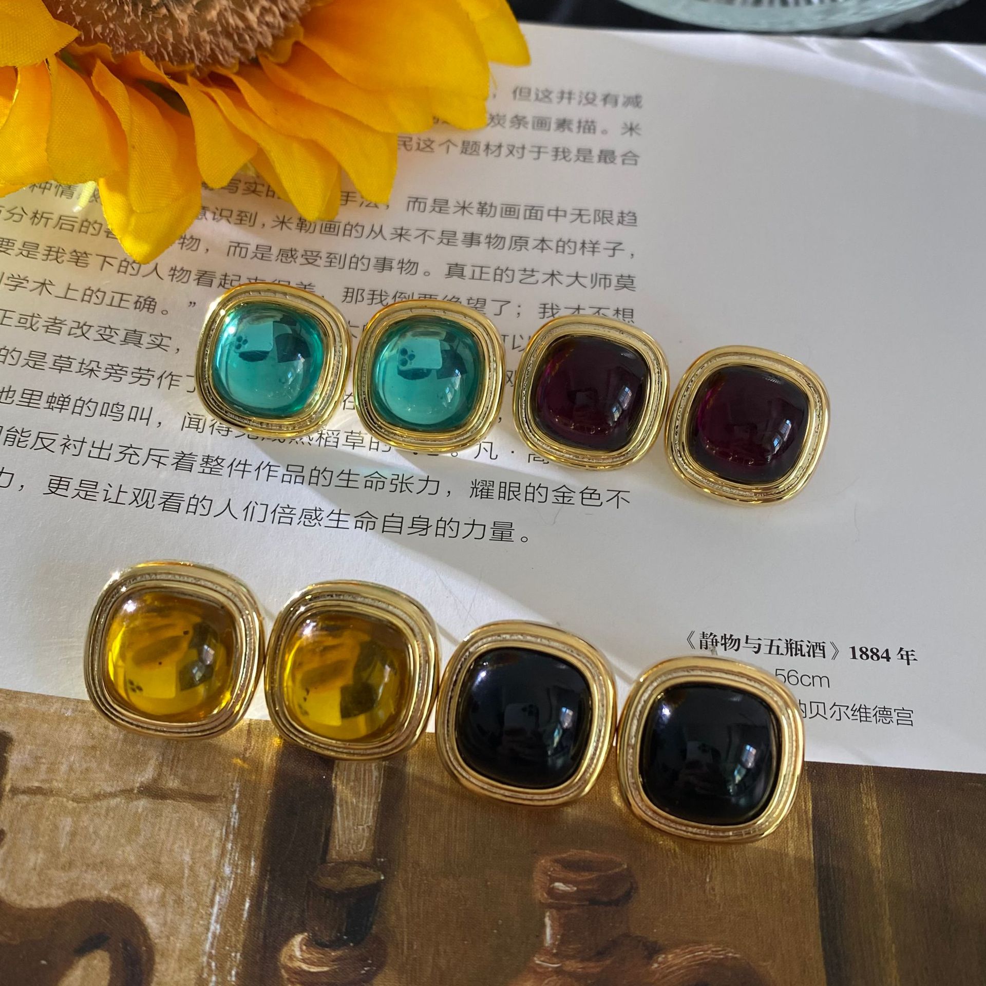 蚊香盘耳夹女无耳洞耳饰复古怀旧