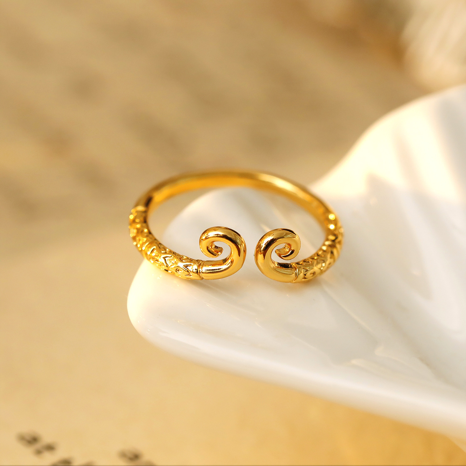 悟空系列游戏同款紧箍咒戒指超火古法金属雕刻花纹指环情侣对戒