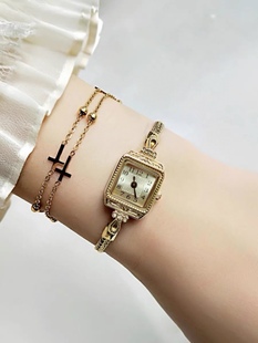 阿卡朵复古小众气质女士手表迷你表盘时尚 表 女表手链佩饰百搭时装