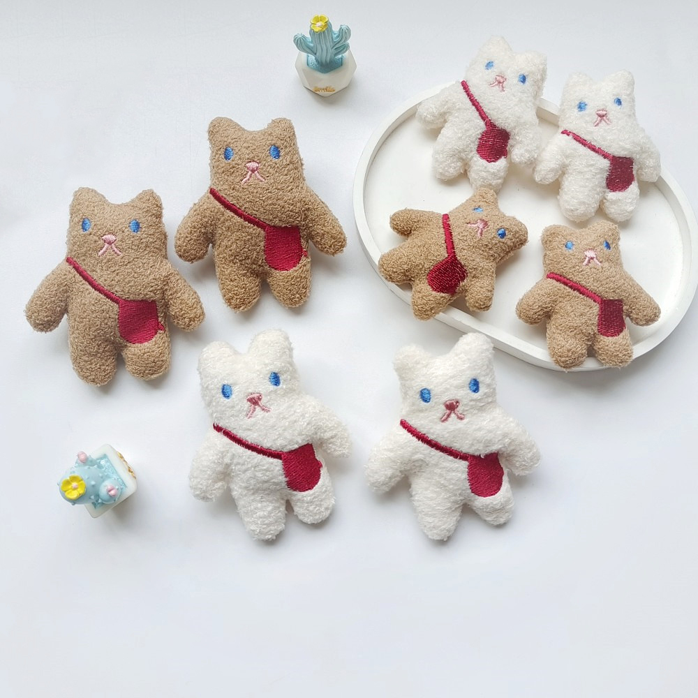 日系毛绒跨包小熊胸针