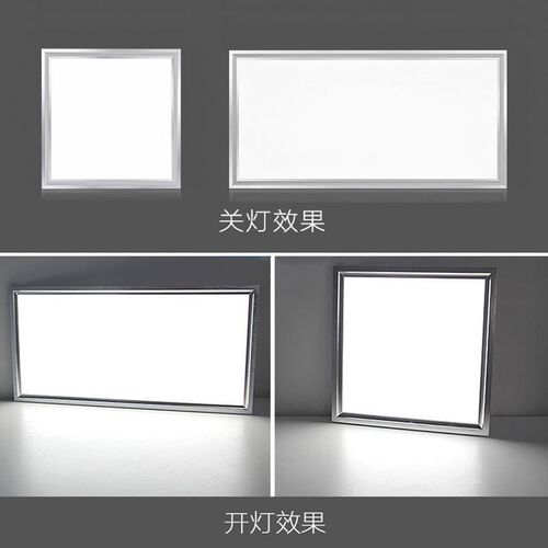LED集成吊顶平板灯铝扣板灯30*60*120MM正发光侧发光款厨卫灯高亮