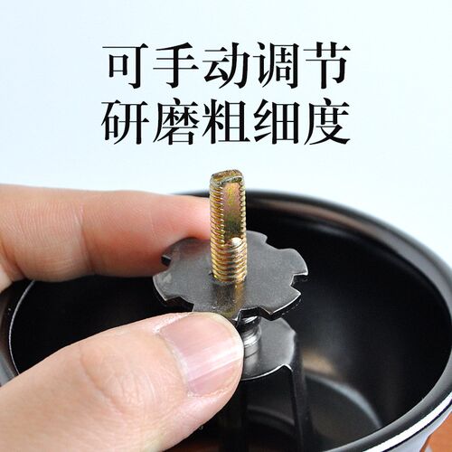 复古手摇咖啡豆磨豆机小型研磨机咖啡粉碎机 家用陶瓷磨粉咖啡机