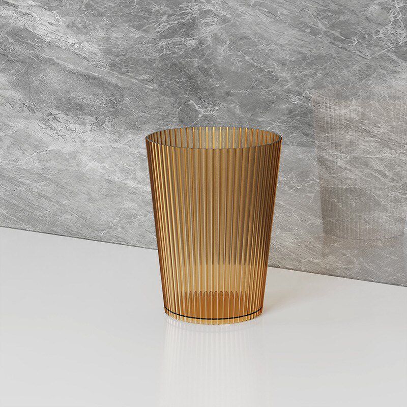 家用浴室卫生间漱口杯子牙刷架轻奢情侣洗漱杯透明多彩色塑料杯子