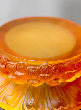 琉璃双层底座摆件观世音佛具用品