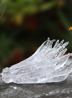 琉璃佛手香插佛果摆件