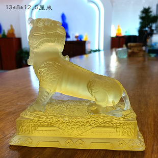 琉璃谛听地藏王坐骑神兽摆件居家客厅佛堂寺庙桌面供奉礼佛用品