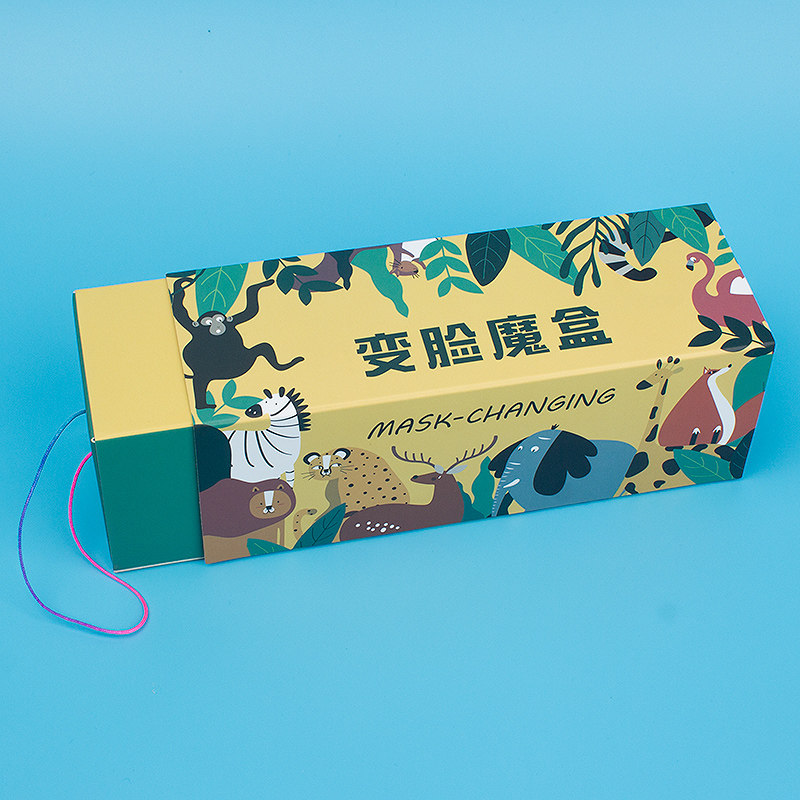 变脸魔盒 幼儿园手工课diy小制作纸质教具材料包趣味课堂实验推荐