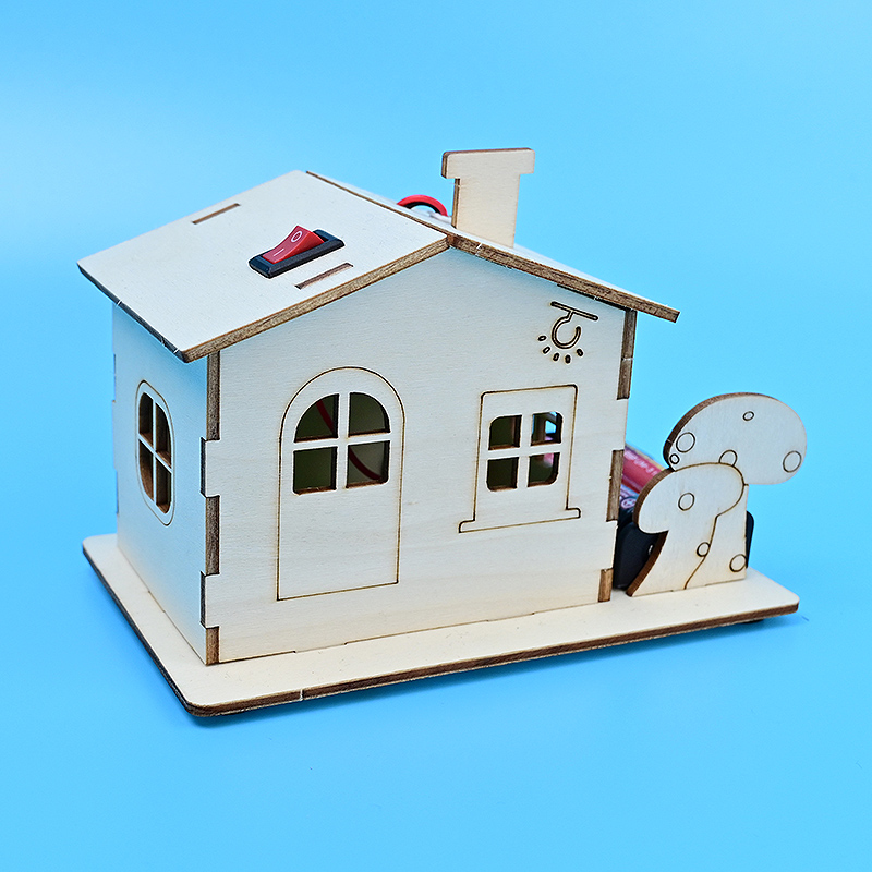 七彩小屋 木房子 学生手工DIY科技制作创意拼插实验新发明