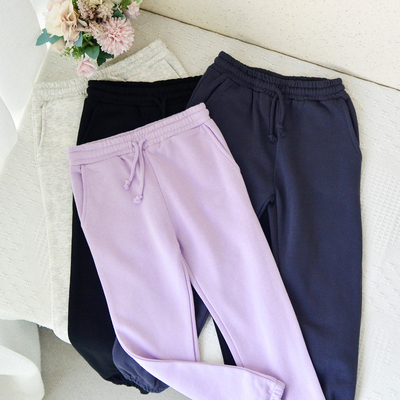 以色列5-12女童秋冬抓绒运动长裤