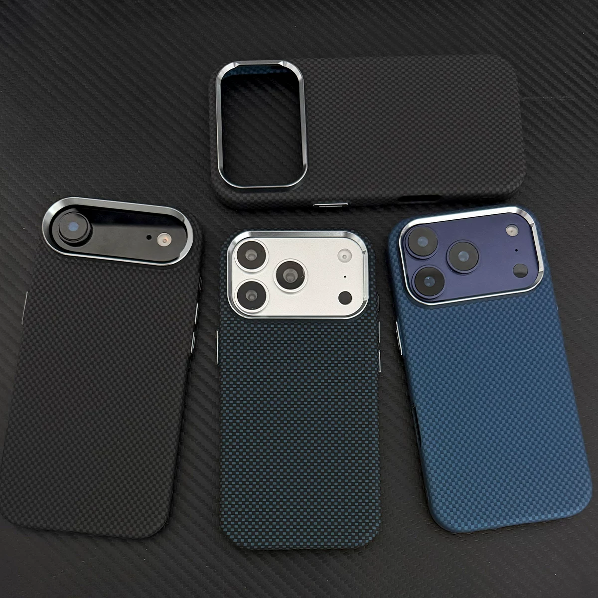 高级颗粒感全包磁吸适用iPhoneAir凯夫拉纹【磨砂编织纹】手机壳苹果17promax超薄碳纤维纹17PM防摔PC保护套