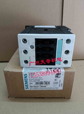 正品全新SIEMENS西门子接触器 3RT5034-1BB40 DC24V 3P 32A