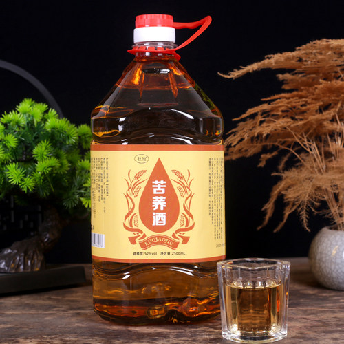 秋池苦荞酒52度桶装枸杞大枣