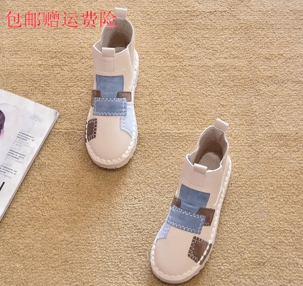 包邮2026新款外贸春秋平跟短靴单靴平底马丁靴时装靴踝靴女鞋靴子