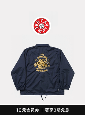 [5折现货]BD CAVEMPT日产面料 余文乐机车复古刺绣教练夹克外套