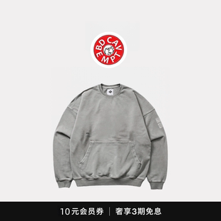 [5折现货]BD CAVEMPT余文乐同款橙标圆领套头毛圈卫衣420克