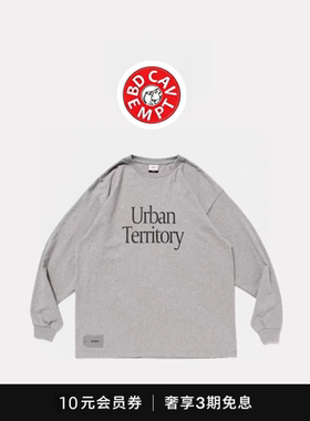 [5折现货]BD CAVEMPT隐藏款字母LOGO印花长袖T恤男女宽松打底衫