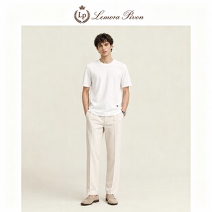 Lemora Pivon吴磊周董同款~小蜜蜂短袖T夏季圆领新款针织短袖上衣