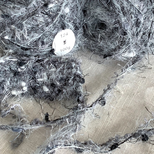 暮色|特色手混线124墨#5-6mm钩针棒针毛线手工编织钩织diy围巾包