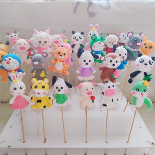 非遗面塑面人摆摊批发民俗活动暖场超轻粘土成品十二生肖学生作业