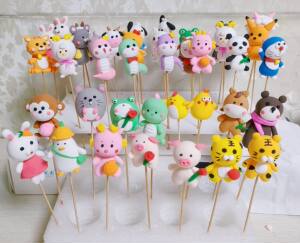 非遗面塑面人摆摊批发民俗活动暖场超轻粘土成品十二生肖学生作业