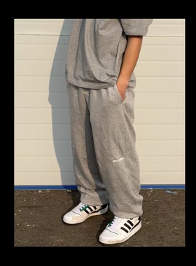 Mid9Summer Ss.1  宽松棉质阔腿收口滑板长裤