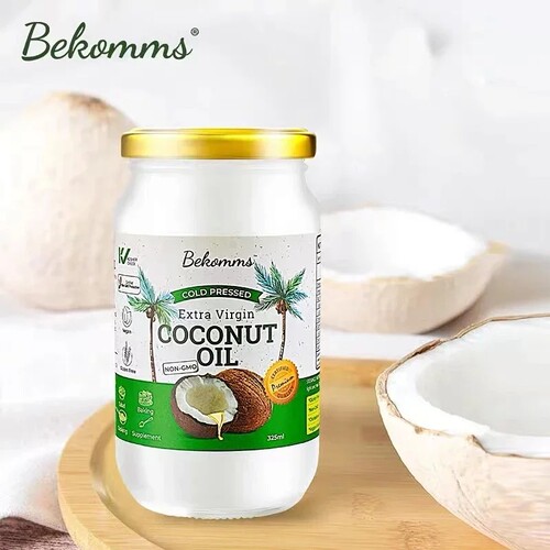 （包邮）斯里兰卡bekomms贝科姆冷榨椰子油 325ml
