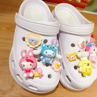 洞洞鞋配饰儿童沙滩拖鞋鞋面装饰扣鞋花三丽鸥布丁狗美乐蒂大耳狗