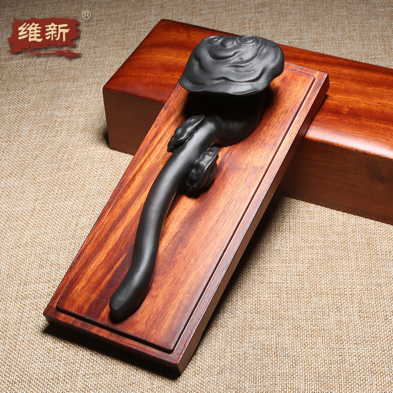 名师作品老坑砚台天然原石歙砚