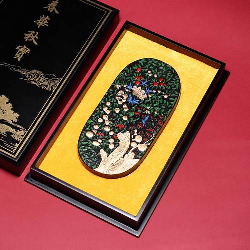 非遗徽墨木盒装胡开文徽墨