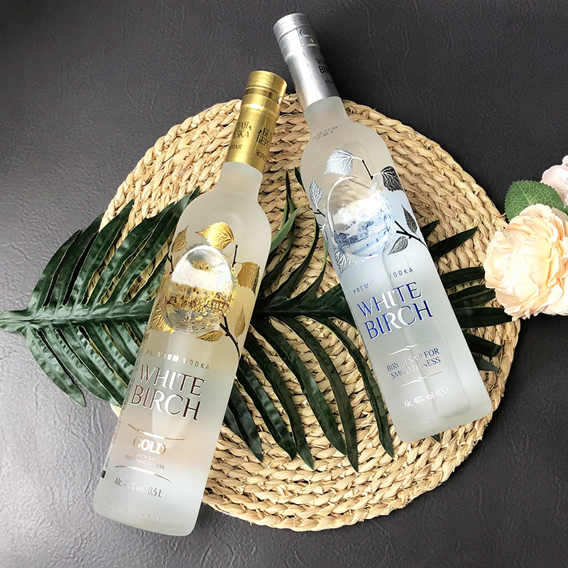 2瓶金银白桦伏特加礼盒装500ml瓶装俄罗斯进口烈性40度威士忌洋酒,酒类,伏特加/Vodka,淘宝优惠券,粉丝福利购,淘宝优惠卷