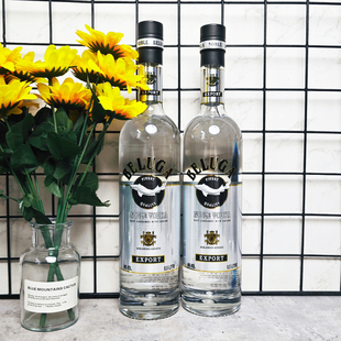 黑山原装 进口白鲸贵族银鲟鱼伏特加40度500ml洋酒夜店酒吧洋酒